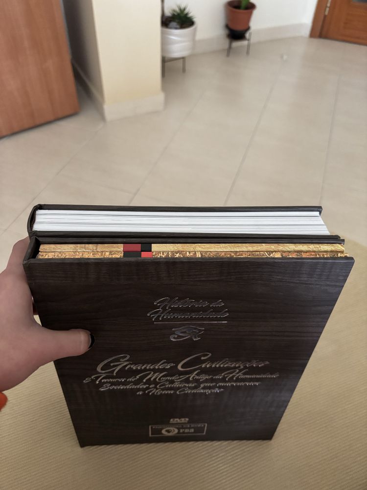 Livros Grandes Civilizações + 4 DVDs