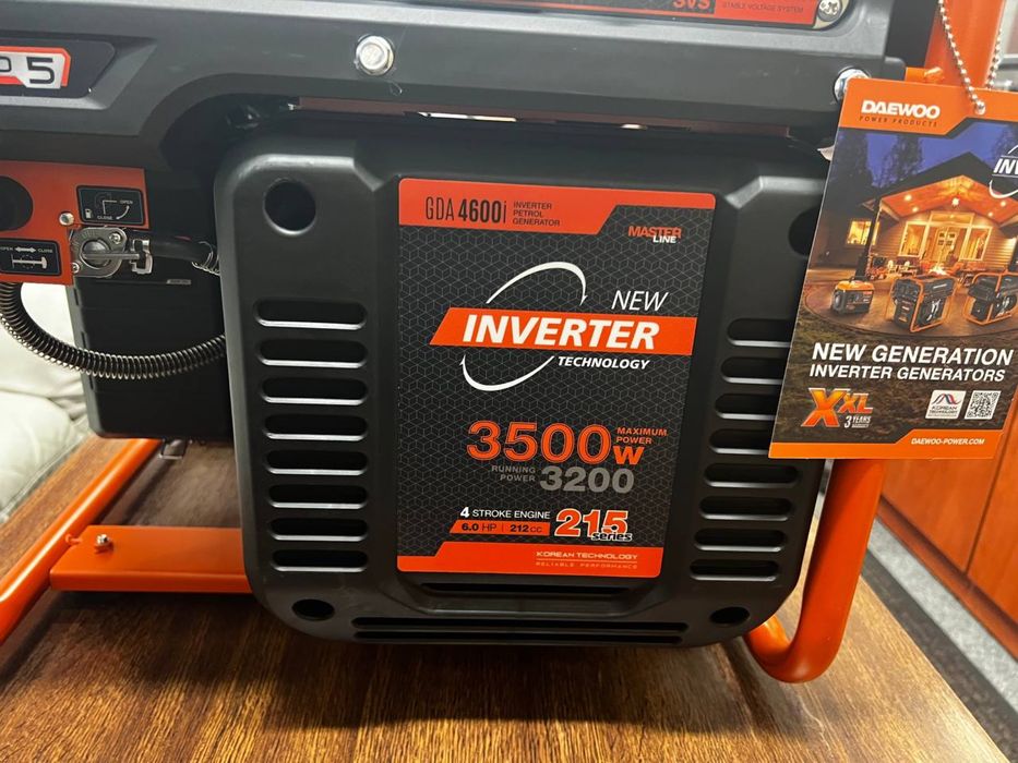 Інверторний бензиновий генератор Daewoo Power GDA 4600i