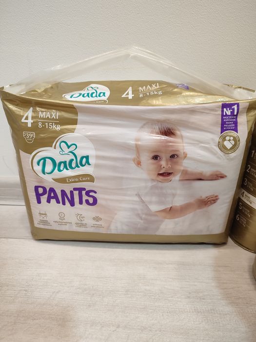 Трусики, підгузники Дада Dada extra care, gold велика пачка 4 розмір