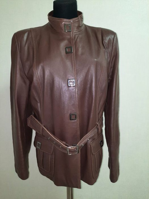 Кожаная куртка женская