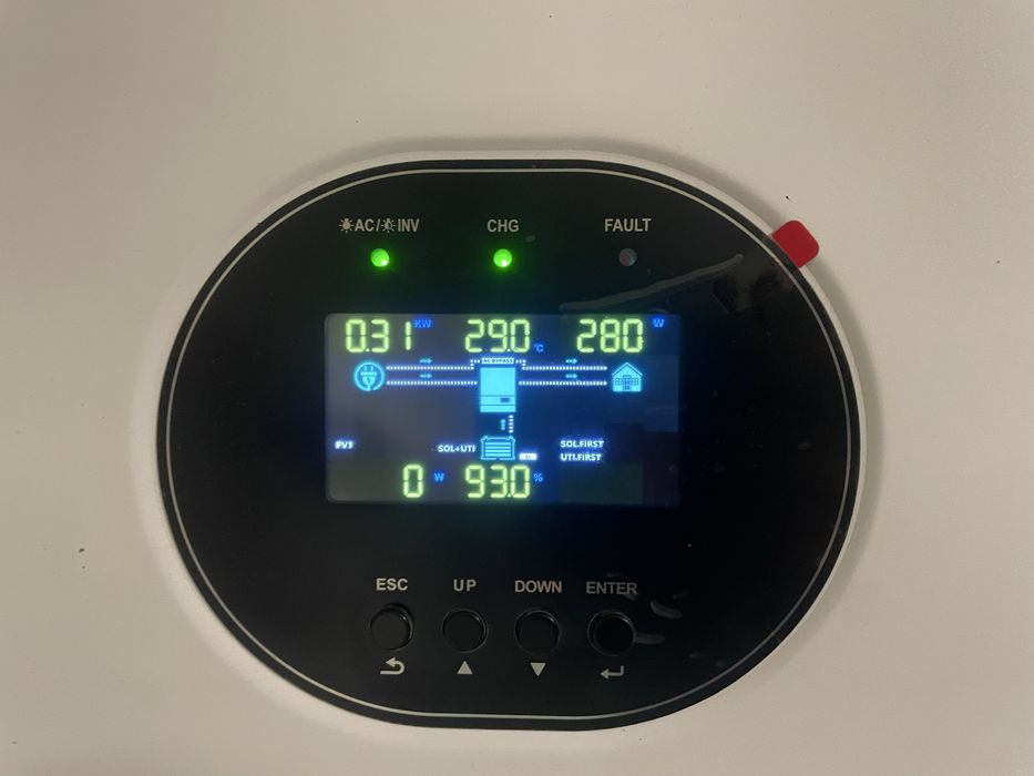 Інвертор 6квт growatt spf6000 es plus з wifi