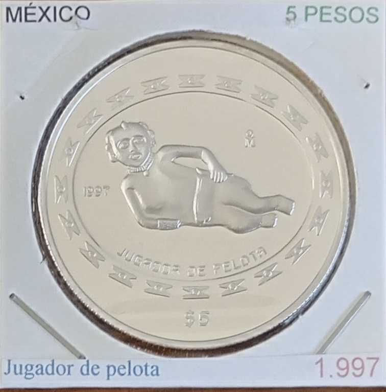 Moedas - - - México - - - "Jugador de Pelota - Teotihuacana"