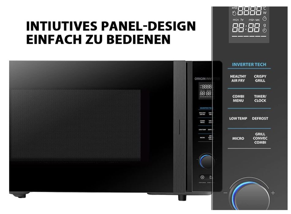 Kuchenka mikrofalowa 4 w 1 Toshiba MV-TC25T 25L 2100W czarna