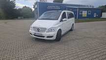 Mercedes viano 3.0 diesel 204km 7 osób 2x klima tv, webasto brak rdzy