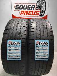 2 pneus semi novos continental 215/65R16 98H Oferta dos portes