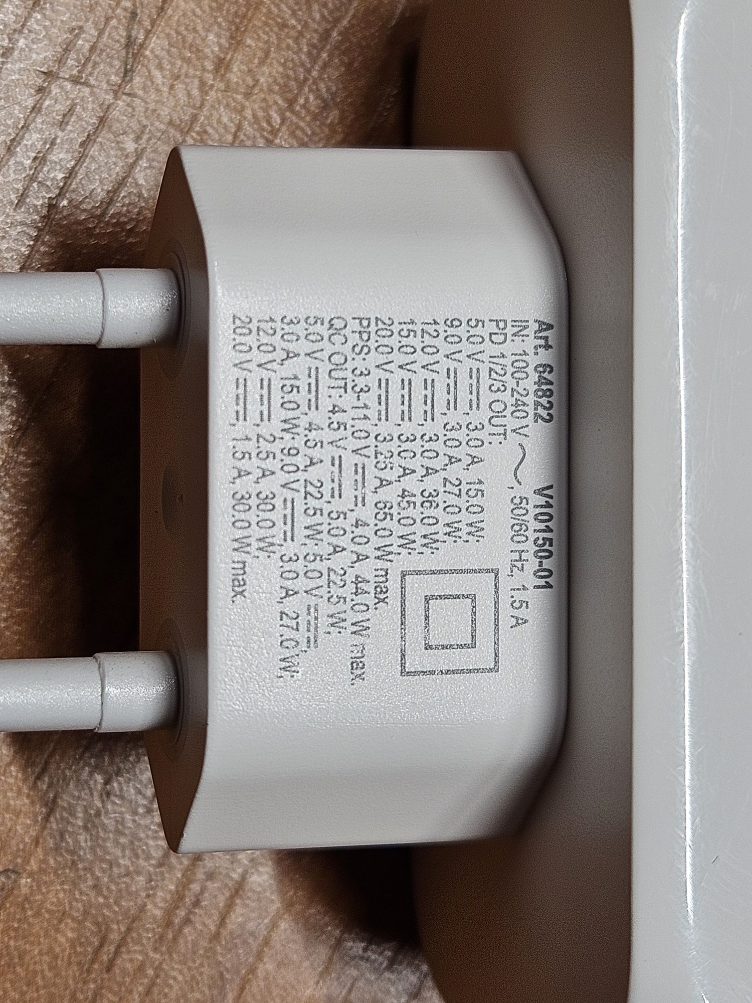 Ładowarka GooBay USB USB-C 68W QC PD 64822