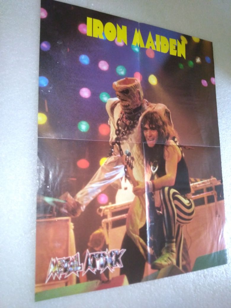 raro poster Iron Maiden