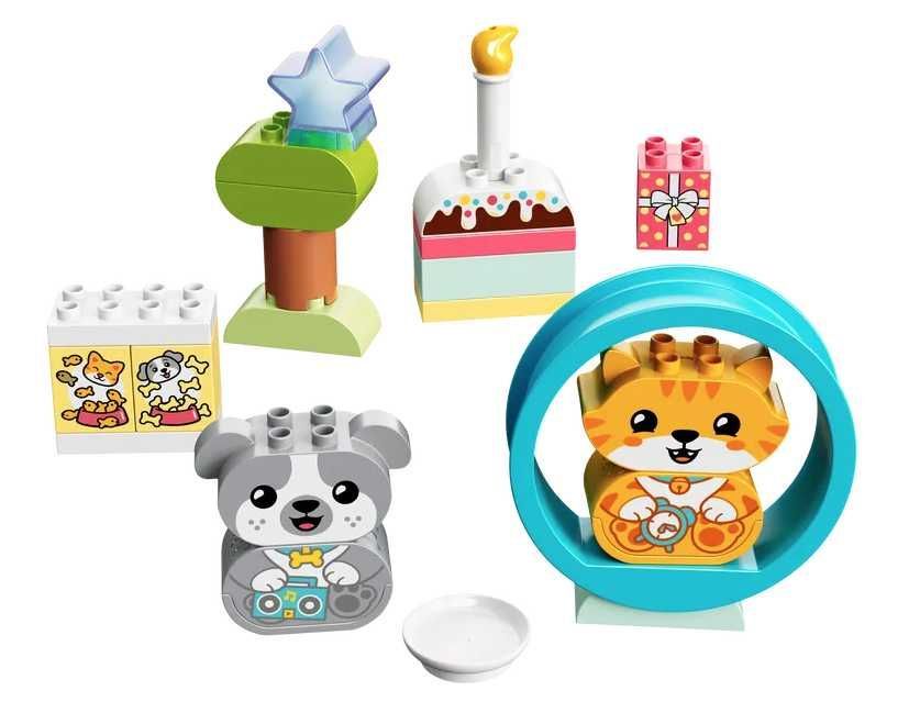 LEGO DUPLO Mój pierwszy szczeniak i kotek z odgłosami 10977