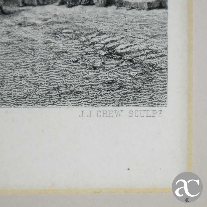 Gravura “Reutlingen.”, emoldurada