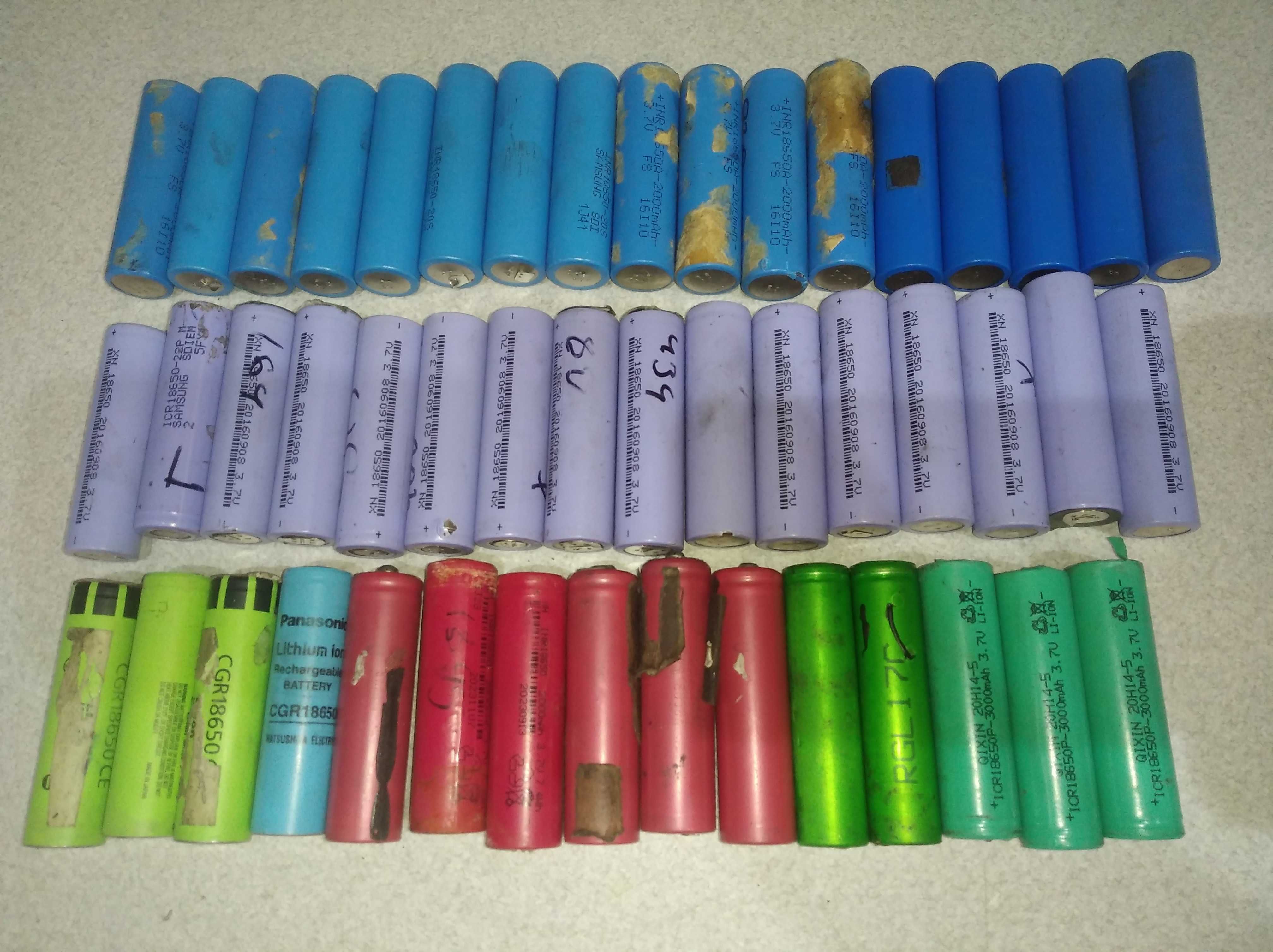 Аккумулятор Li-Ion високотоковий Li-Ion  2750mAh  18650  Б\У в о\сост