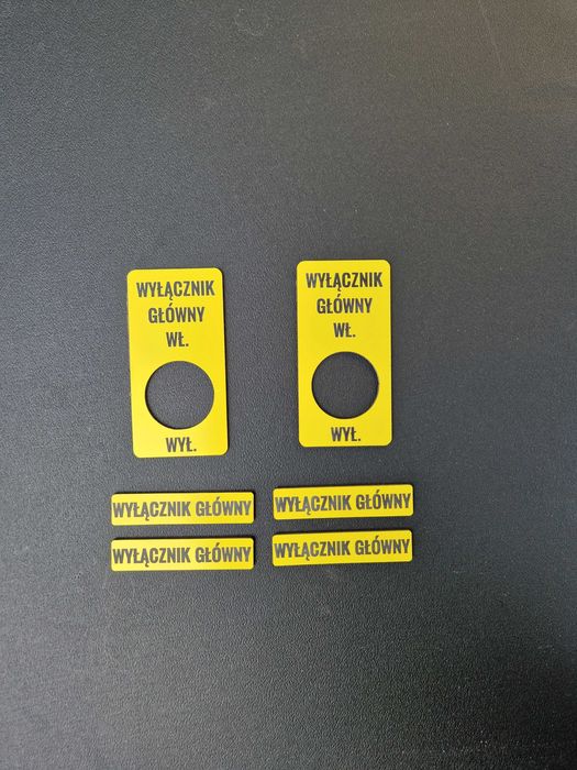 Cięcie, grawerowanie laserowe. Tabliczki znamionowe, opisowe. LaserCO2