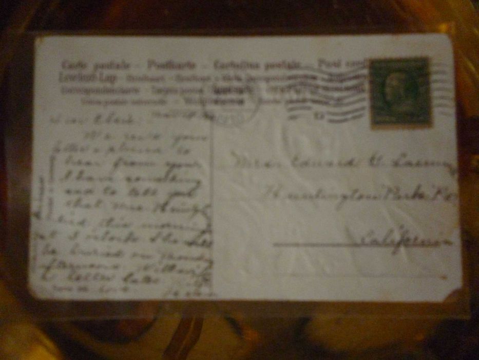 Bardzo stare kartki z cennym znaczkiem 1900r