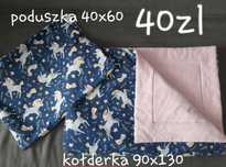 Komplet poscieli dla dziewczynki rozm 40x60 90x130