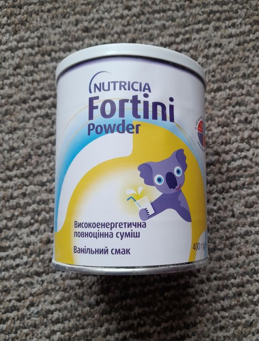 Дитяче ентеральне харчування NUTRICIA Fortini powder Ваніль, 400g Нова