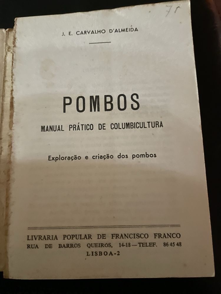 Pombos-Manual Prático de columbicultura