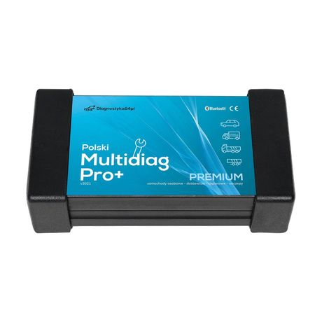 FULL ZESTAW Tester diagnostyczny Polski Multidiag Pro+ jak DELPHI VCDS