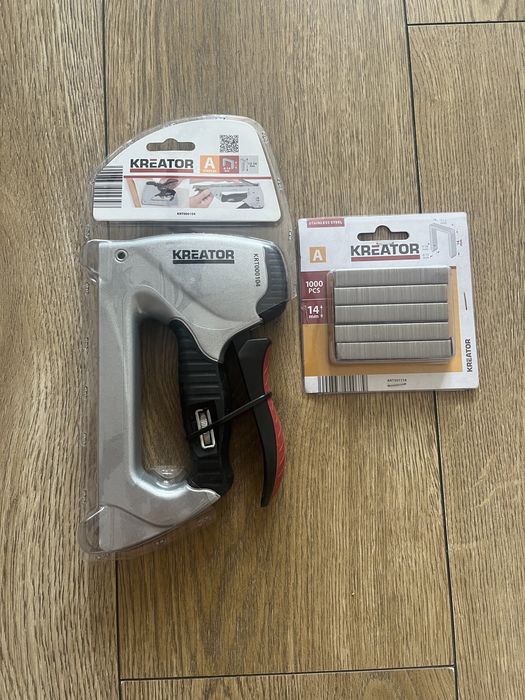 Zszywacz tapicerski na gwoździe / zszywki KREATOR