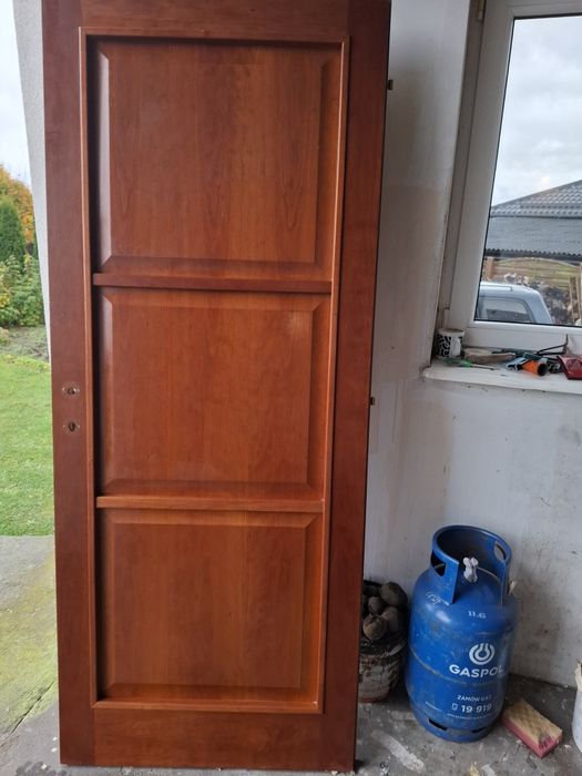 Drzwi solidne 80 z osnieżnicą