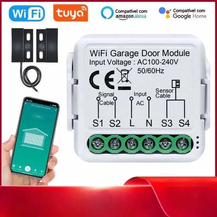 Controlador de abertura e fecho do portão de garagem * WiFi * Tuya