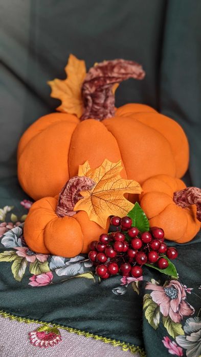 Гарбузики для декору \ м'яка іграшка\ ручна робота