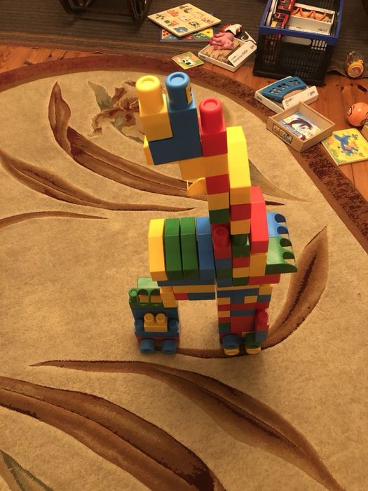 Duzy zestaw klockow mega bloks
