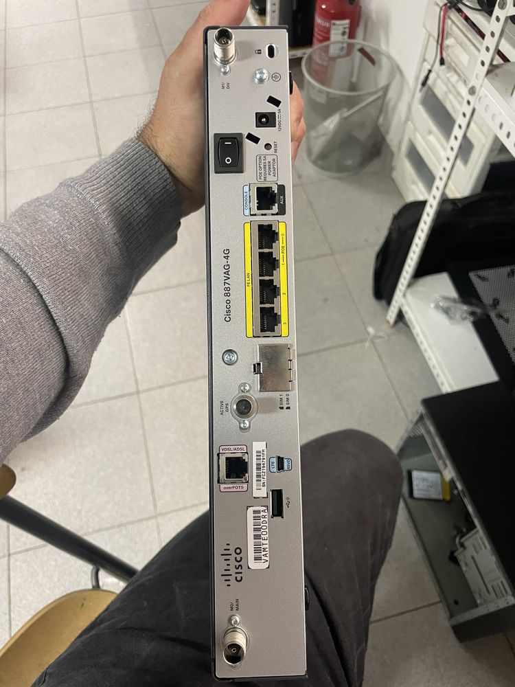 Router cisco 887VAG-4G