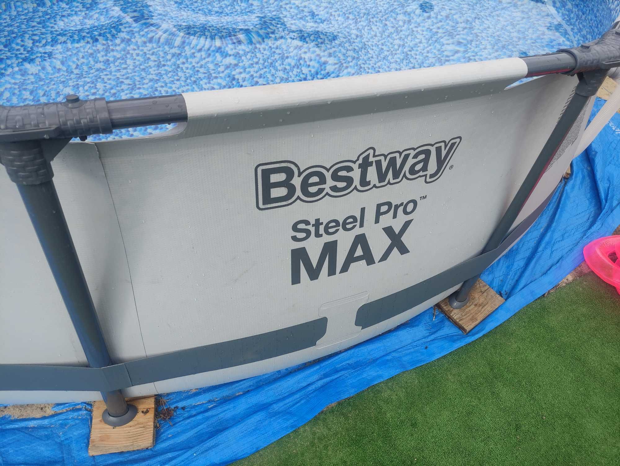 Basen stelażowy Steel Pro Max 366 x 76 cm 6473l Bestway