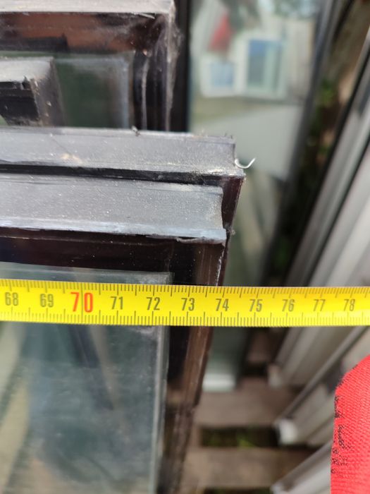 Szyby zespolone z okien pcv 43 x 111 duża ilość