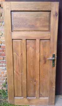 Drzwi 90 prawe/ 80 lewe z 1930r po renowacji