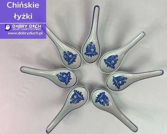 Ceramiczne chińskie łyżki