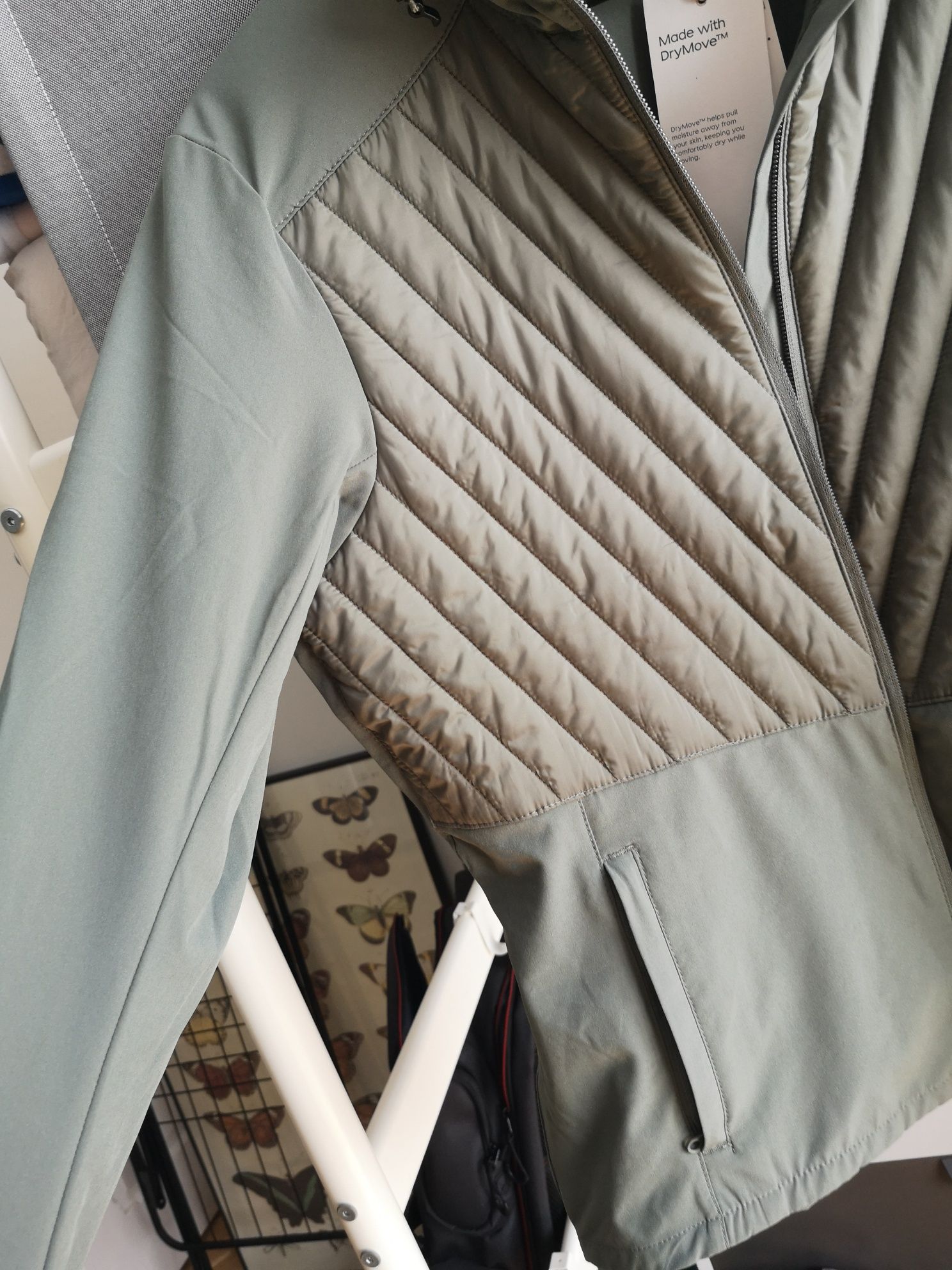 Nowa kurtka h&m Sport Move khaki zielona taliowana bluza funkcyjna