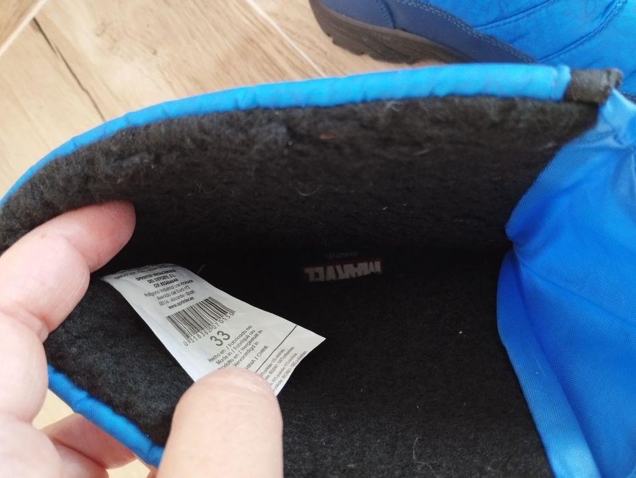 Botas de neve de criança