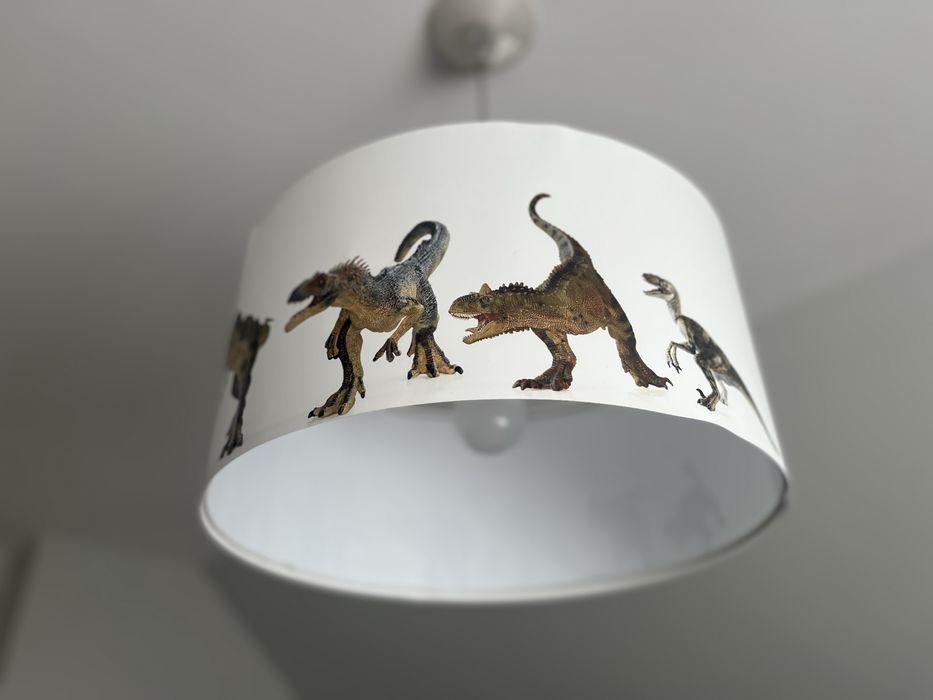 Lampa wiszaca dinozaury
