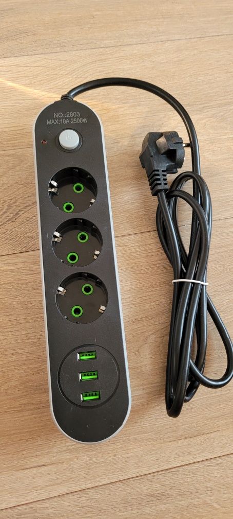 Listwa zasilająca usb 2500w