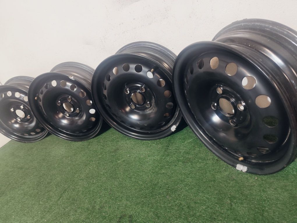 Felgi stalowe 14" 5J et 35 4x100 VW UP Skoda Citigo Seat Mii BDB stan
