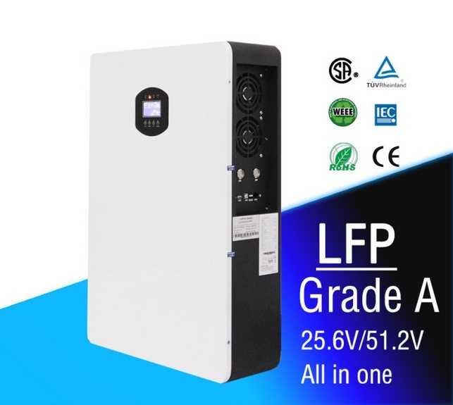 Гібридний інвертор 3 кВт + LiFePO4 2.5 кВт·год — резервне живлення