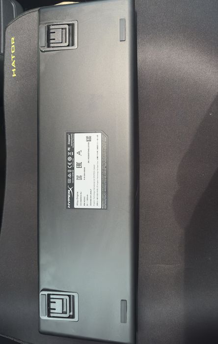 Комплект: Миша + клавіатура Hyper X, Ігровий коврик Hator розмір L