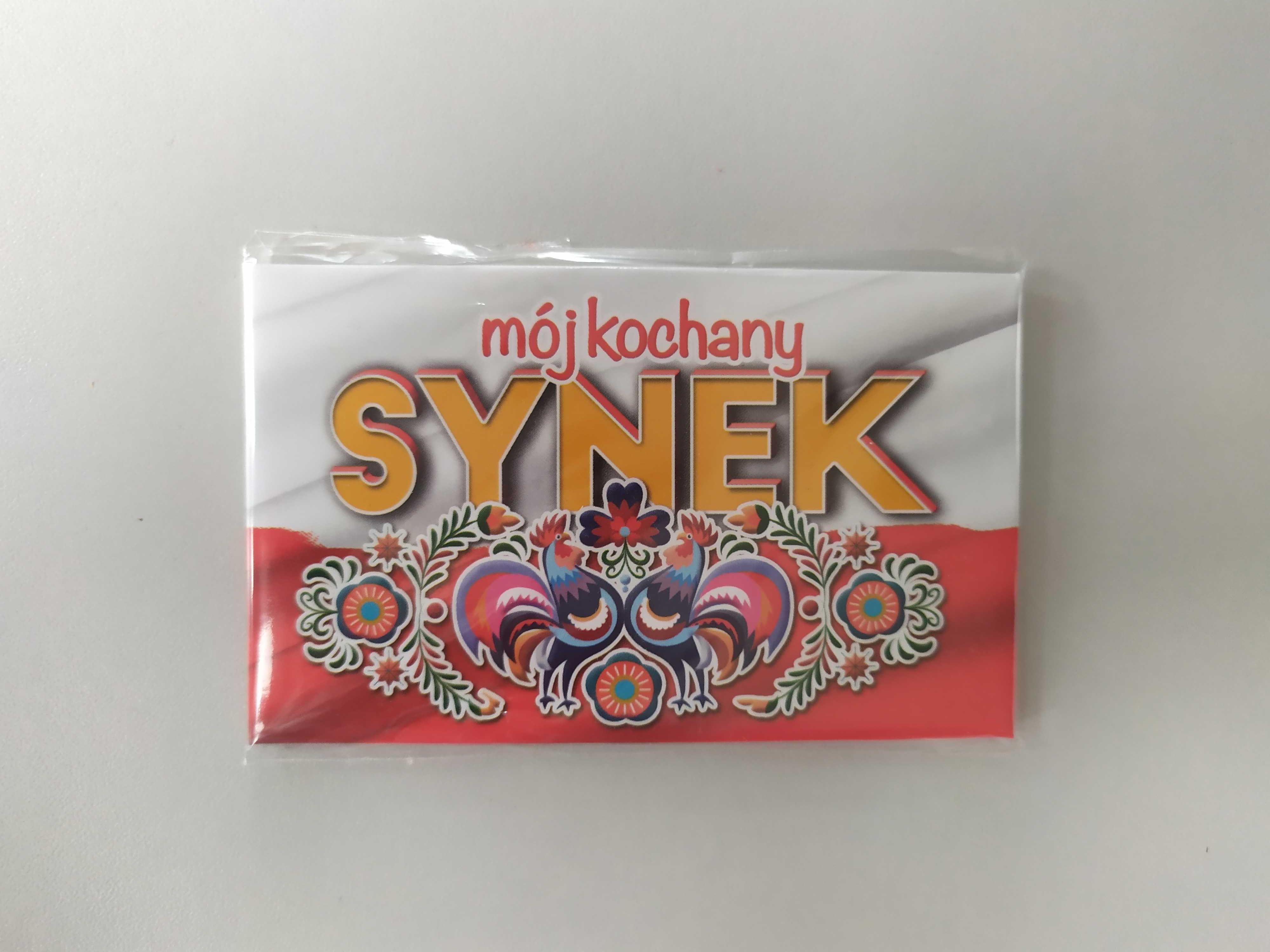 Magnes na lodówkę FOLK synowa synek