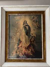 Quadro antigo Nossa Senhora da Conceição