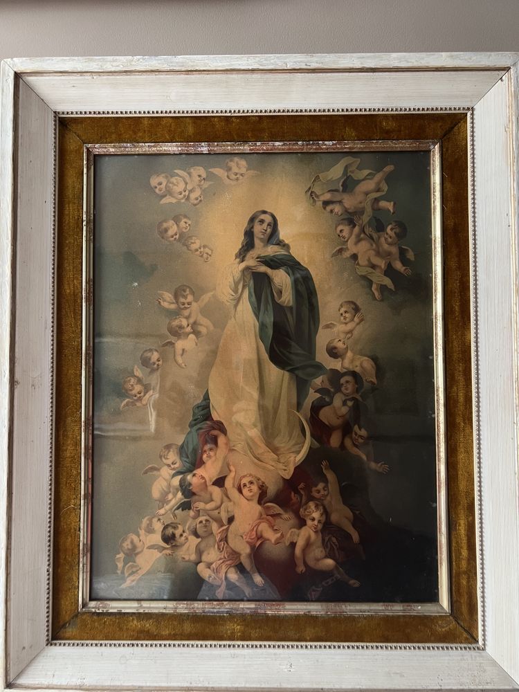 Quadro antigo Nossa Senhora da Conceição