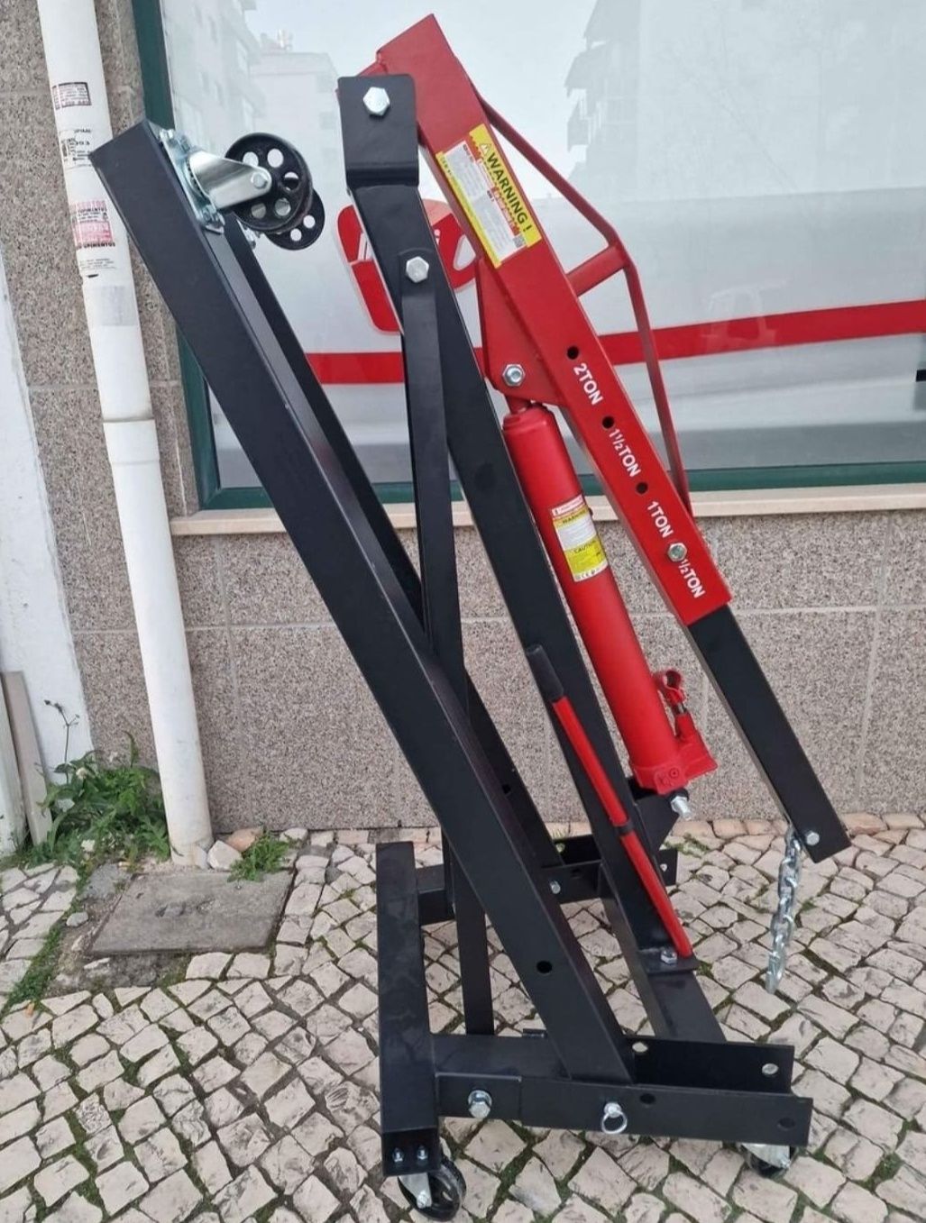 Grua Hidráulica 2 toneladas Nova