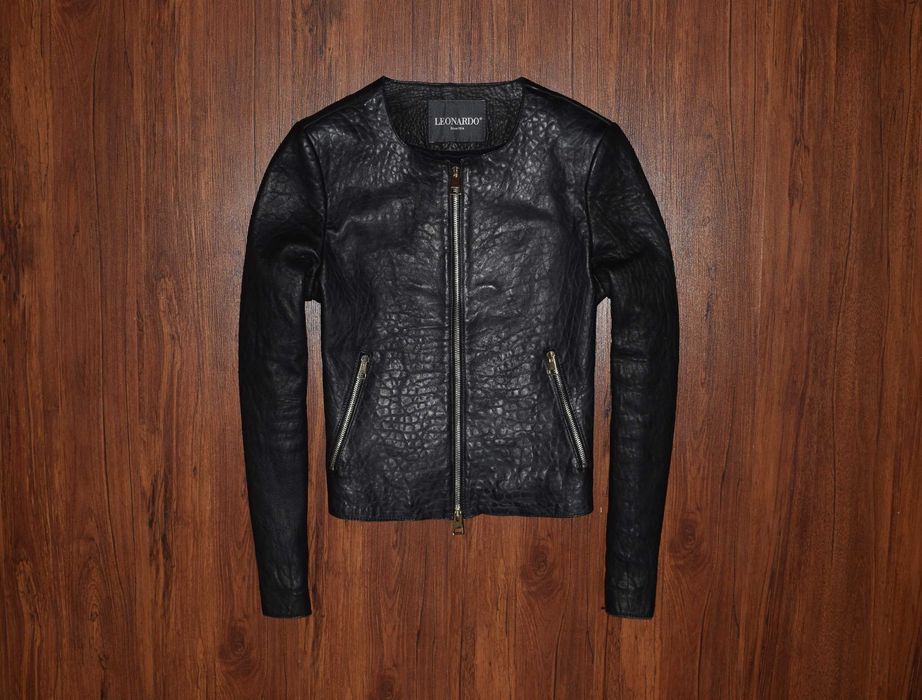 Leonardo Italy Leather Jacket (Женская Премиальная Кожаная Куртка )