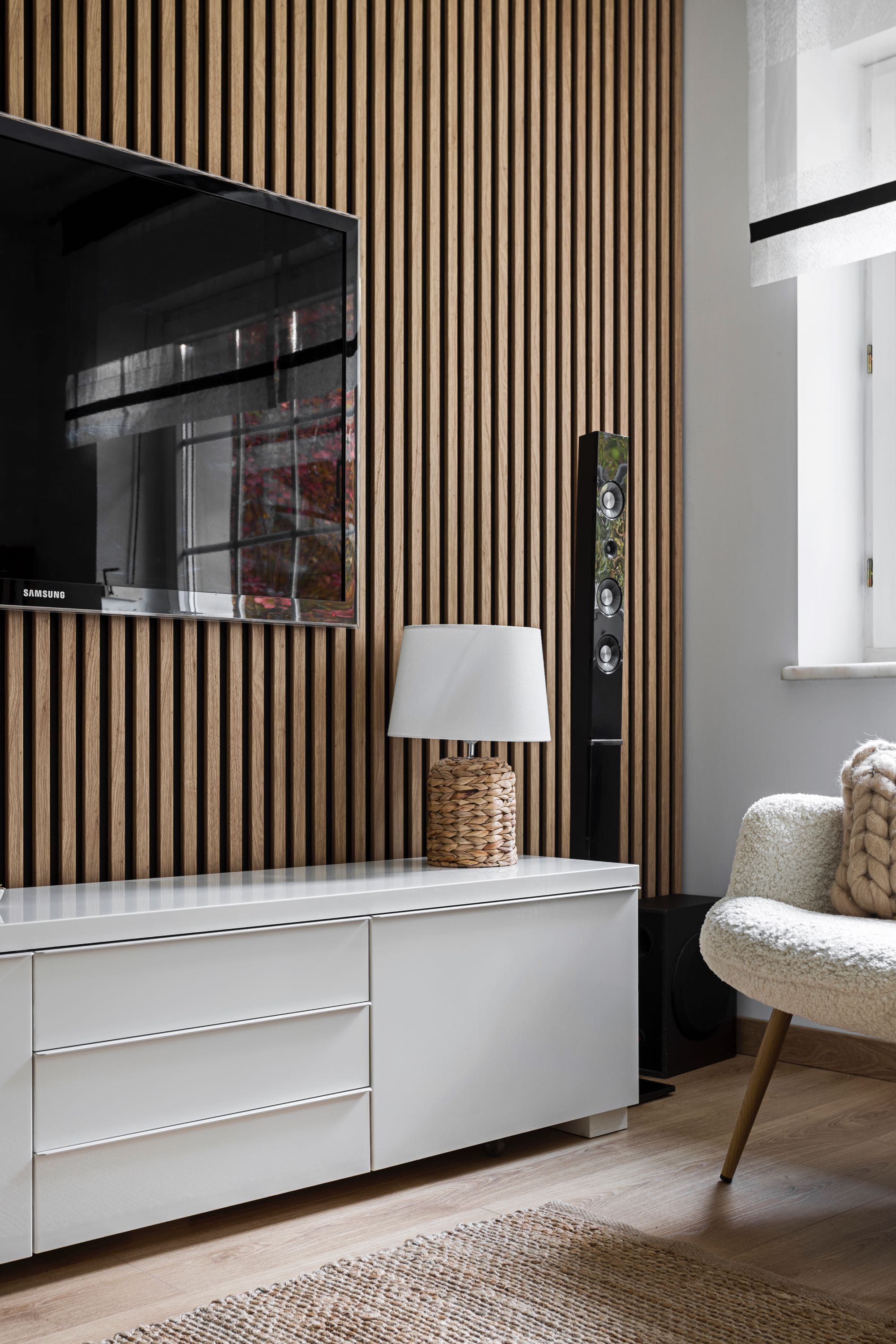 Lamele mdf na filcu - ściana, sufit 40 x 260 cm - Promocja  producenta