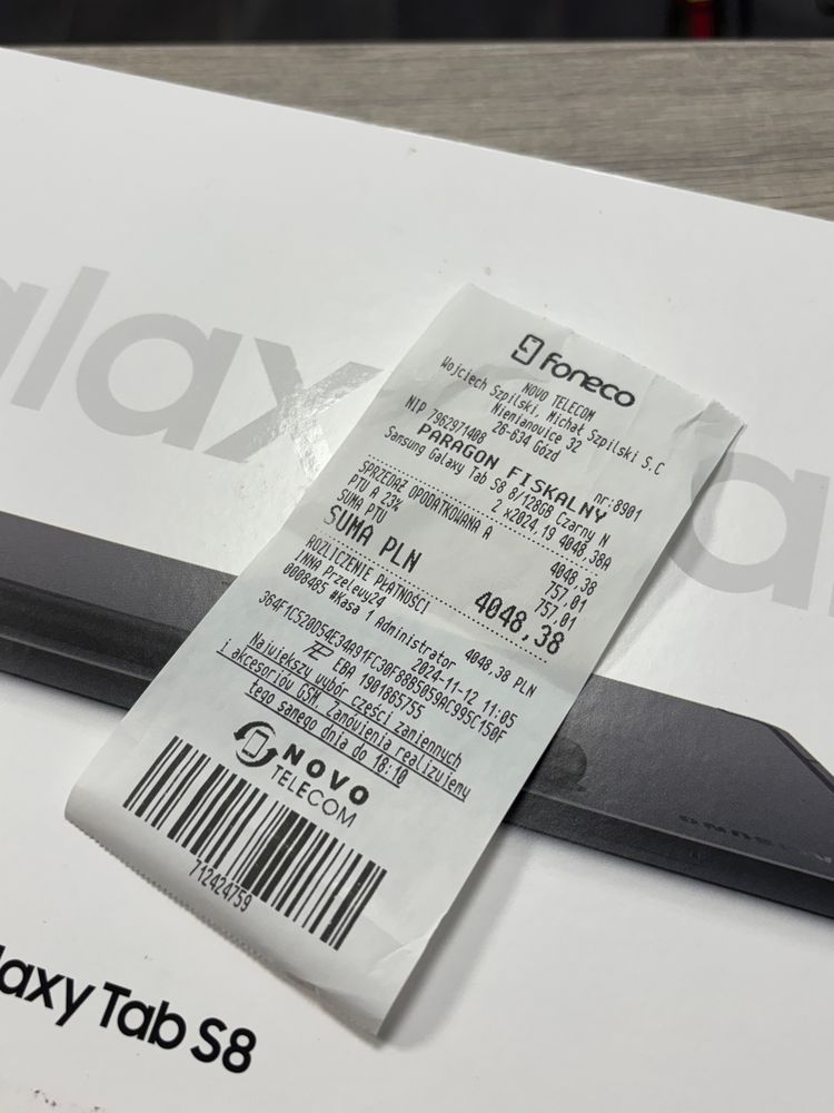 Samsung Galaxy Tab S8 SM-X700 8/128GB Gwarancja Halogsm Piotrkowska 19