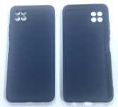Etui, Plecki Matt TPU do Samsung Galaxy A22 5G ciemnoniebieskie