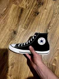 Converse 41 Wysokie Czarne 26cm Klasyczne Trampki All Star