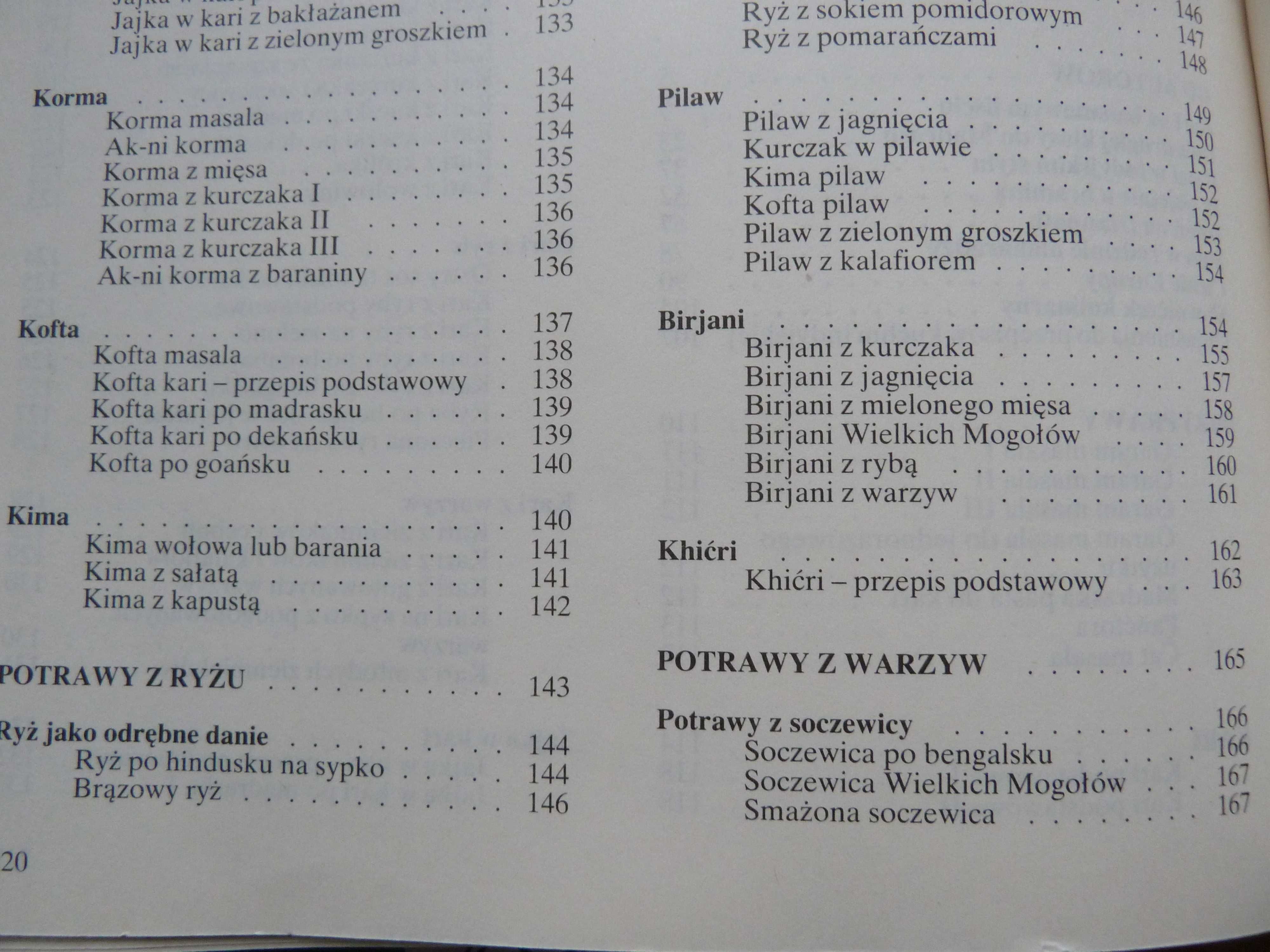 Kari na bananowym liściu  J. Pałecka  O. Sobański Kuchnia indyjska