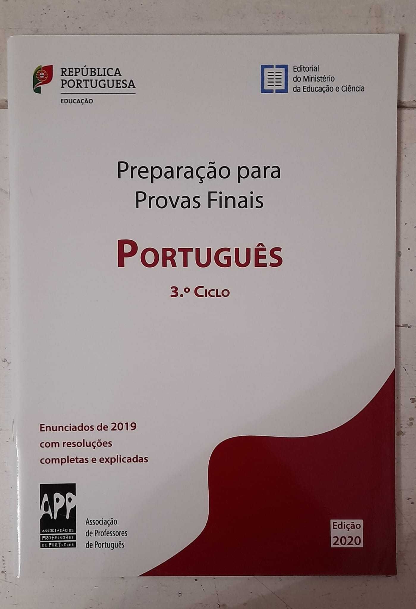 Manuais Escolares "Preparação para Provas finais - Português 3ºCiclo"