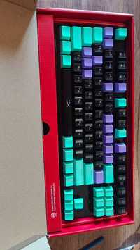 Клавіатура дротова HyperX Alloy Origins Core PBT HX Aqua USB Black