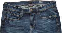 Klasyczny męski jeans, spodnie W34 L30.